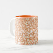 Tasse 2 Couleurs Random Leaf Mosaic (Devant gauche)