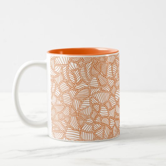 Tasse 2 Couleurs Random Leaf Mosaic (Gauche)