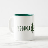 Tasse 2 Couleurs Randonnée à travers (Devant gauche)