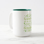 Tasse 2 Couleurs Randonnée Drôle Dire (Devant gauche)