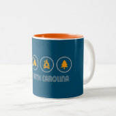 Tasse 2 Couleurs Randonnée en Caroline du Sud (Devant droit)
