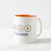 Tasse 2 Couleurs Randonnée en Floride (Devant droit)