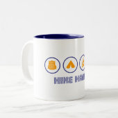 Tasse 2 Couleurs Randonnée Hawaii (Devant gauche)