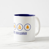 Tasse 2 Couleurs Randonnée Hawaii (Devant droit)