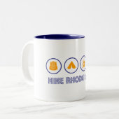 Tasse 2 Couleurs Randonnée Rhode Island (Devant gauche)