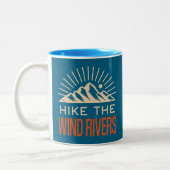 Tasse 2 Couleurs Randonnée Sunburst des Wind Rivers (Gauche)