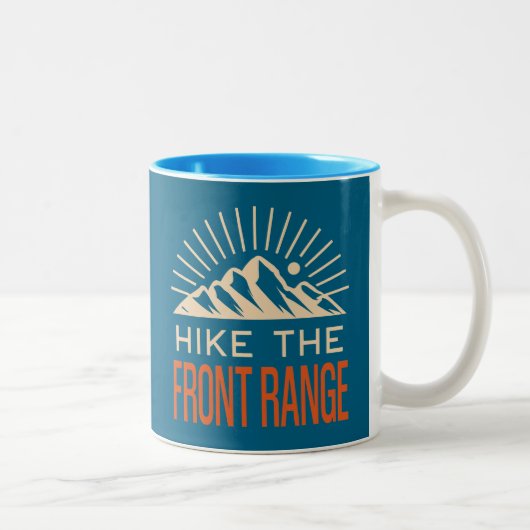 Tasse 2 Couleurs Randonnée The Front Range Sunburst (Droit)