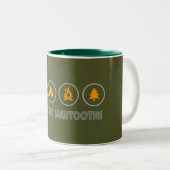 Tasse 2 Couleurs Randonner Les Sawtooths Idaho (Devant droit)