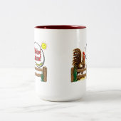 Tasse 2 Couleurs Ráno de Dobré !  Bonjour en Tchèque ! (Centre)