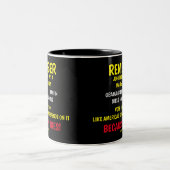 TASSE 2 COULEURS RAPPELEZ-VOUS DE VOTER (Centre)