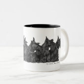 Tasse 2 Couleurs Rassemblement de Terrier Écossais (Devant droit)