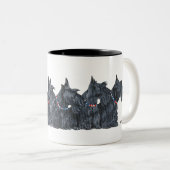 Tasse 2 Couleurs Rassemblement des terriers écossais (Devant droit)