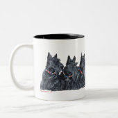 Tasse 2 Couleurs Rassemblement des terriers écossais (Gauche)