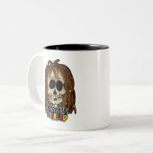 TASSE 2 COULEURS RASTA'S NOT DREAD ! REGGAE (Devant gauche)