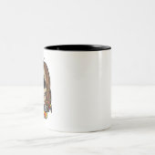 TASSE 2 COULEURS RASTA'S NOT DREAD ! REGGAE (Centre)