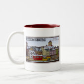 Tasse 2 Couleurs Ratisbonne - hiver le long du Donau (Gauche)