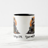 Tasse 2 Couleurs Raton laveur (Centre)