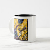 Tasse 2 Couleurs Raven Mad - Pop Goth Nightmare Surreal (Devant gauche)
