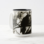 Tasse 2 Couleurs Raven Steampunk (Devant gauche)