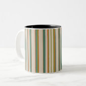 Tasse 2 Couleurs Rayé décoratif (Devant gauche)