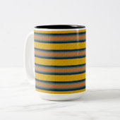 Tasse 2 Couleurs Rayé décoratif (Devant gauche)