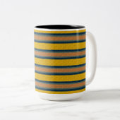 Tasse 2 Couleurs Rayé décoratif (Devant droit)