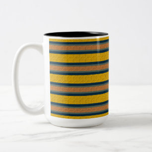 Tasse 2 Couleurs Rayé décoratif