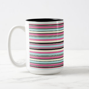 Tasse 2 Couleurs Rayé décoratif