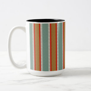 Tasse 2 Couleurs Rayé décoratif