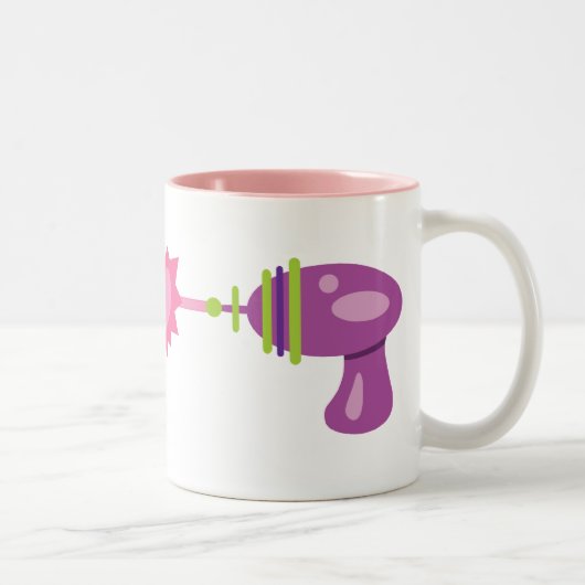 Tasse 2 Couleurs Raygun Love (Droit)