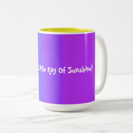 Tasse 2 Couleurs Rayon De Soleil (Devant droit)