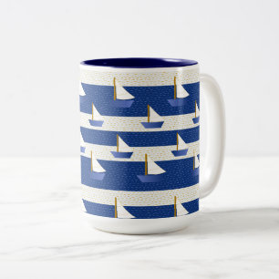 Tasse 2 Couleurs rayures de marine