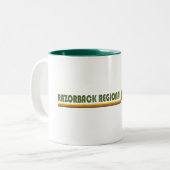 Tasse 2 Couleurs Razorback Regional Greenway Arkansas (Devant gauche)