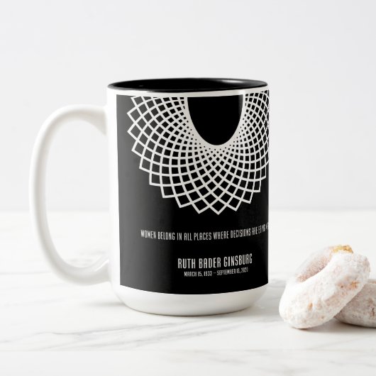 Tasse 2 Couleurs RBG notoire (Avec donut)