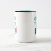 Tasse 2 Couleurs Réaction chimique (Centre)