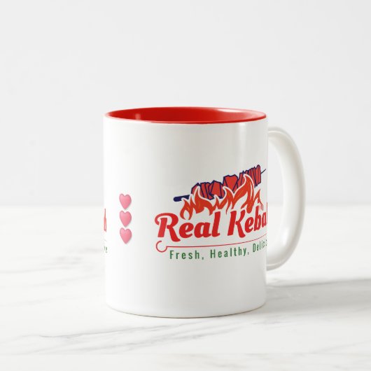 Tasse 2 Couleurs Real Kebab Café (Devant droit)