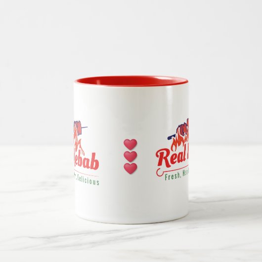 Tasse 2 Couleurs Real Kebab Café (Centre)