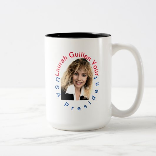 TASSE 2 COULEURS #REALUSAPRESIDENTLAURAHGUILLEN (Droit)