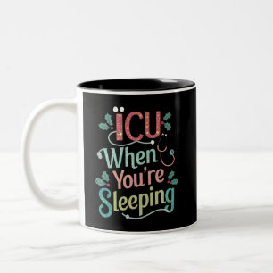 Tasse 2 Couleurs Réanimation quand vous dormez Infirmière en réanim
