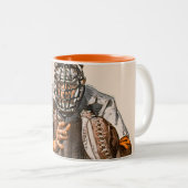 Tasse 2 Couleurs Receveur de base-ball (Devant droit)