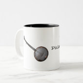 Tasse 2 Couleurs Récolteuse de banjo (Devant gauche)