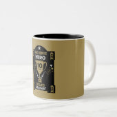 Tasse 2 Couleurs Reconnaissance du service de longue durée Dix ans (Devant droit)