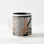 Tasse 2 Couleurs Reconstruction de la machine à vapeur de James (Devant gauche)