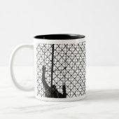 Tasse 2 Couleurs recrues accomplissant un obstacle (Gauche)