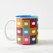 Tasse 2 Couleurs Rectangles atomiques (Gauche)