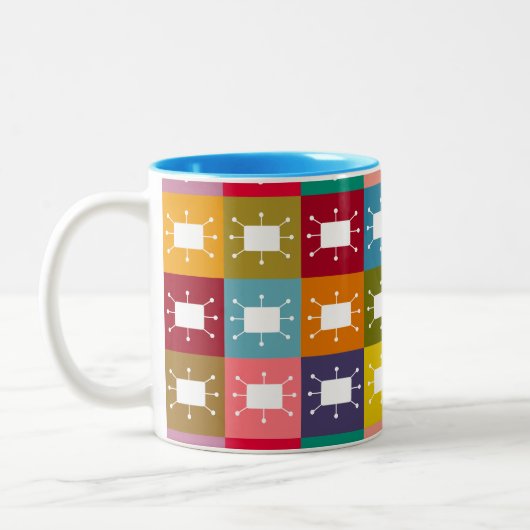 Tasse 2 Couleurs Rectangles atomiques (Gauche)