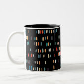 Tasse 2 Couleurs Rectangles multicouleurs irrégulières (Gauche)