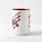 Tasse 2 Couleurs Red Baron - Fokker Dr. 1 Triplane (Centre)