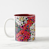 Tasse 2 Couleurs  Red Crystal Floral Blooms (Gauche)