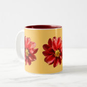 Tasse 2 Couleurs Red Dahlias (Devant gauche)